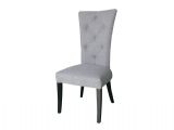 Sloane Grey High Back Buttoned Dining Chair